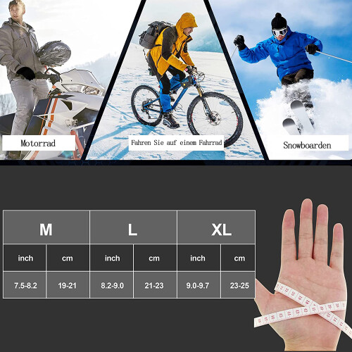 Nepremokavé cyklistické rukavice 3M Warm Touchscreen Gloves 1