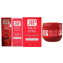 Rich & Pure Double Active Clarifying Body Lotion+Body Cream+ Face Serum+Body Soap (set of 4)