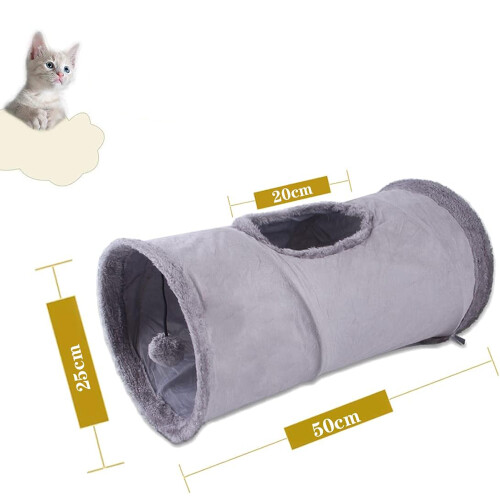 Hračka pre mačky s tunelom pre králiky a trubicou 2
