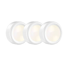 LED bodové svetlá Na batérie s diaľkovým ovládaním, 3 kusy LED bodových svetiel