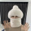 Winddichte sjaal voor dames, muts, flanel, schoolmuts, winterwarm 5