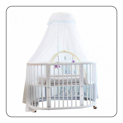 Babybedhemel klamboe, wieghemel bedgordijnen 1