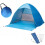 Strandtent, draagbare extra lichte strandtent, zonnescherm 2