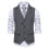 Herenvest, formeel vest, tweed basisvest 1