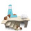Hamsterhuis hout, meerkamerhuis, speeltuin 6