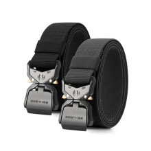 2-pack tactische riem voor heren, 2 inch, zware riem
