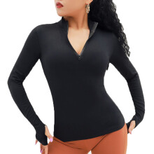 Dames sweatshirt met lange mouwen, sportshirt, top, yoga