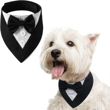 Honden smoking bandana, hoofddoeken voor honden, driehoekige sjaal voor huisdieren