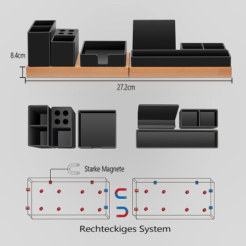 Bureau organizer Tablet houder Pen houder Bureau 2