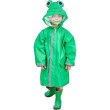 Sadeponcho Unisex Vedenpitävä Lasten Sadetakki Vihreä