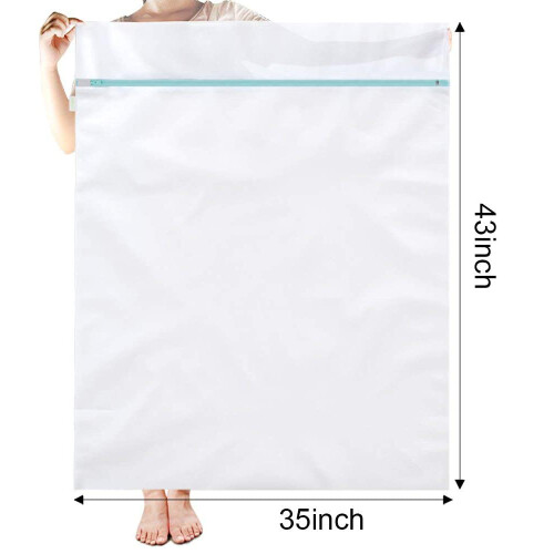 Τσάντα πλυντηρίου 90x110cm 2 τεμάχια τσάντα πλυντηρίου με φερμουάρ 2