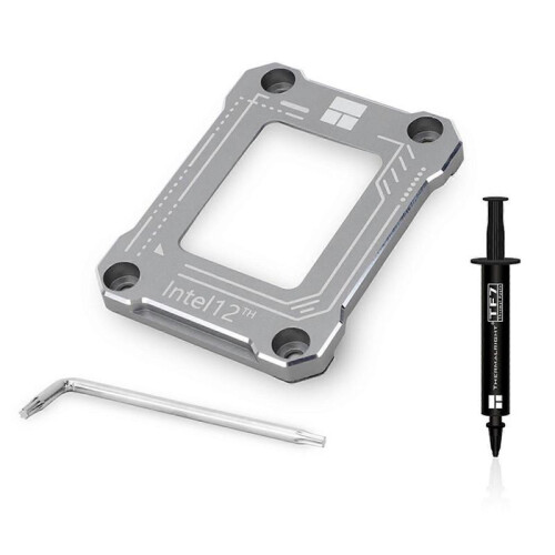 (grey)CPU Bending Correction Frame Bracket Fixing Buckle for LGA17XX-BCF Intel 12th
