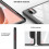 Θήκη για Xiaomi Pad 5/Mi Pad 5 Pro, Μοντέρνα τρίπτυχη βάση στήριξης 6