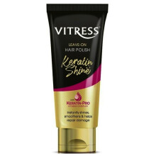 VITRESS keratin Shine Leave On Hair Polish And Hair Serum|No rinsing required, lightweight and non-greasy.