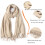Kuschelige warme Winter Schals Damen Kaschmirimitat Polyester Schal 5