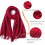 Kuschelige warme Winter Schals Damen Kaschmirimitat Polyester Schal 4