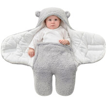Baby Pucksack Winter Neugeborene Einschlagdecke Baby Schlafsack