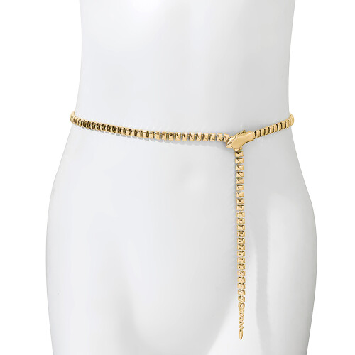 Boho Bauch Taille Kette einfache Schlange Anhänger Taille Kette Sommer 2