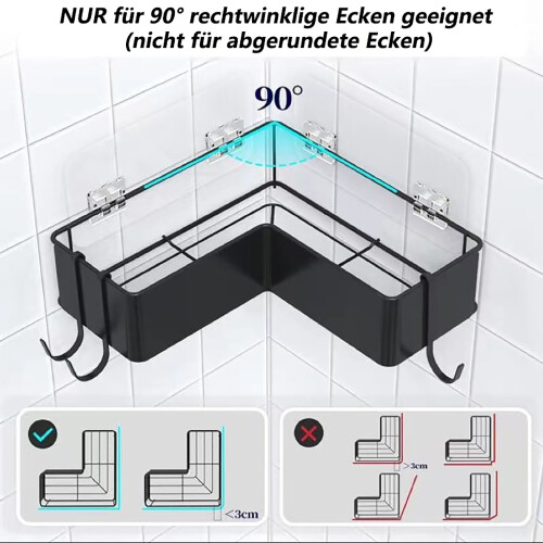 Rostfreie Badezimmer Organizer, multifunktionale Badregal 2
