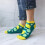 Lustige Sneaker Socken Damen PolyesterBunte Socken Damen 4