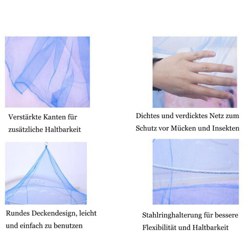 Moskitonetz Betthimmel, Feinmaschiges als Moskitoschutz 2