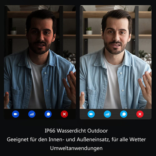 Webcam 2K PC Kamera mit Mikrofon Full HD 1440P/30fps 90Weitwinkel 2