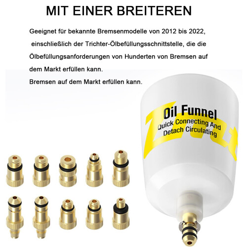 hydraulische Scheibenbremse, Bremse Entlüftungskit 1