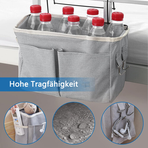 Pcs Bett Organizer Einhängen, Multifunktionale Betttaschen 2