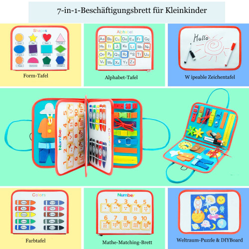 Multifunktional Activity Board Montessori Spielzeug. 2