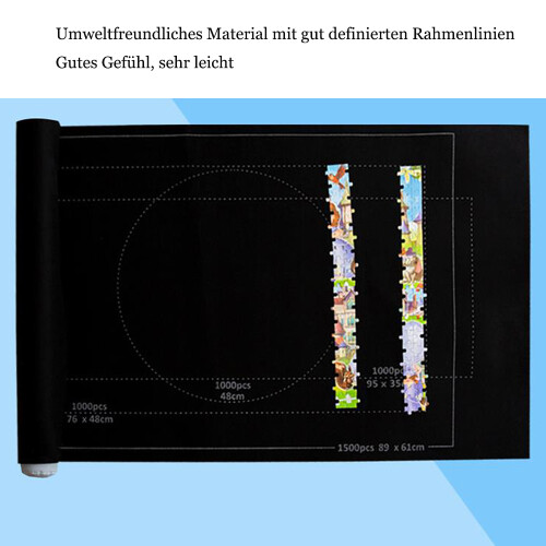 Puzzlematte, professionelle Puzzlerolle, Puzzle, Pad Felt Mat 1