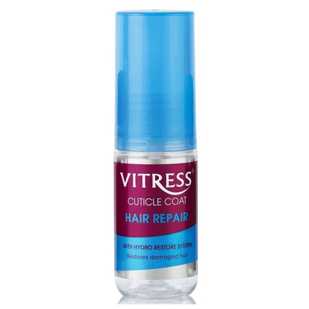 VITRESS Cuticle Coat Hair Repair Restores Damaged Hair |Helps repair split ends and brittle strands - 30ml