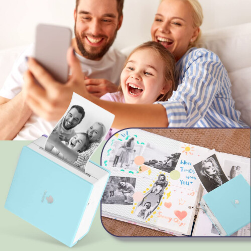 Thermodrucker, Taschendrucker, Bluetooth Sticker Drucker für Aufkleber 2