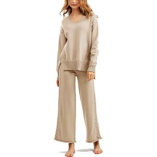Stück Outfits Pullover Sets - Rundhalsausschnitt Yoga Sportswear 1