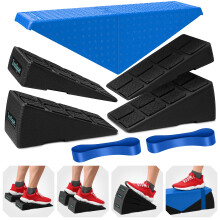 Squat Wedge ? Wedge Block for Squats with 236 kg Load Capacity ? Inclined Board for Calf Stretching ? Inclined Calf Stretcher ? Yoga Blocks