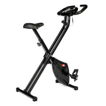 XS Sports B210 Folding Magnetic Exercise Bike - Indoor Fitness Equipment - Stationary Upright Gym Cycle and Foldable Trainer for Home Workout and