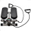 BalanceFrom Adjustable Stepper Stepping Machine with Resistance Bands, Gray 2