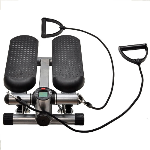 BalanceFrom Adjustable Stepper Stepping Machine with Resistance Bands, Gray 1