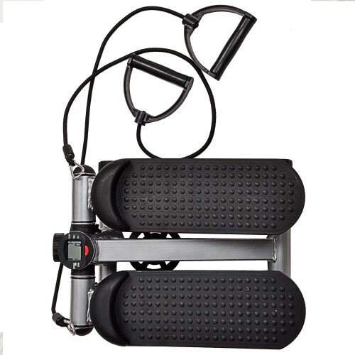 BalanceFrom Adjustable Stepper Stepping Machine with Resistance Bands, Gray 2