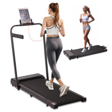 Lishetimig Folding Treadmill Walking Pad, Treadmills with Handle, 3 in 1 Under Desk Treadmill, Running Machine Portable Compact with LED Display,