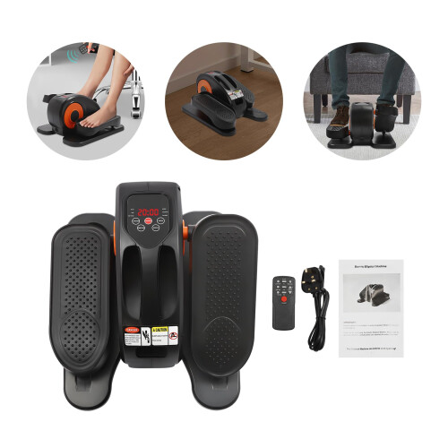 Leg Exerciser Step Machine Exerciser for Home with Remote Control Elliptical Machine with LCD Display Designed for Restoring Leg Muscle Strength 1