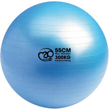 Fitness Mad Anti Burst Swiss Ball, 300 kg Load Tested Yoga Ball, 55 cm / 65 cm / 75 cm, Exercise Ball for Fitness, PIlates, Pregnancy & Core Workouts