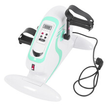 MP Essentials Motorised Electric Mini Exercise Bike | Foot Pedal Stationary Exerciser, Under Desk Bike, Floor Exercise Bike Home Workout Equipment