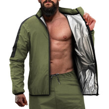 RDX Sauna Suit, Full Body Heat Sweat Suit, REACH OEKO TEX 100 CERTIFIED, Anti Rip Long Sleeves Tracksuit Boxing MMA Slimming Gym Fitness Running