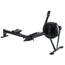 Modern Fitness Rowing Machine Folding Foldable, Air Rower Fitness Exerciser Indoor Equipment, Cardio Training Machine, 350LB Capacity with LCD Display