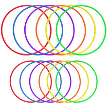 Newitts PLAYM8 Hula Hoops [Pack of 12] ? Encourage development of movement and balance