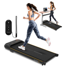 SereneLife Walking Pad Treadmill ? Portable Under Desk Treadmill for Home & Office, Compact Foldable Design, Slim Electric Walking Pad with Remote