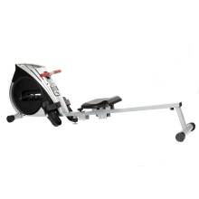 XS Sports R110 Home Rowing Machine-Folding with Adjustable Resistance-Fitness Rower (Silver)