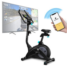 Bluefin Fitness Tour FIT Exercise Bike | Exercise Bikes Home Use | Pulse Sensor | Kinomap Compatible | Cycling Machine | LCD Console | Magnetic