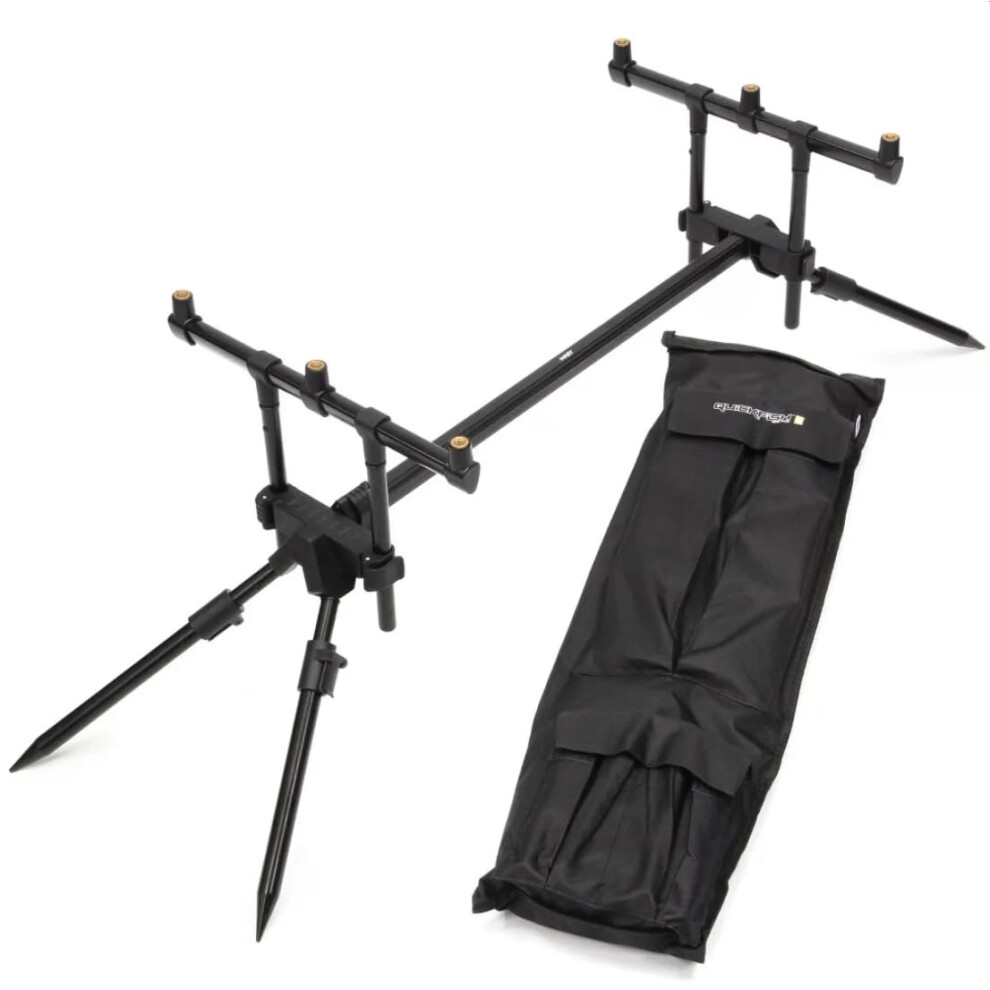 Ngt Quickfish Rod Pod Carp Fishing Adjustable Length And Height