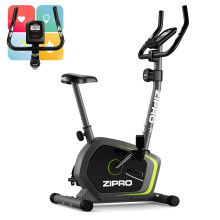 Zipro Adult Magnetic Fitness Bike Exercise Bike Drift up to 120 kg, Black, One Size standard size